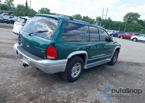 2003 Dodge Durango Slt Plus z USA, uszkodzony, nr VIN 1D4HS58N33F606925